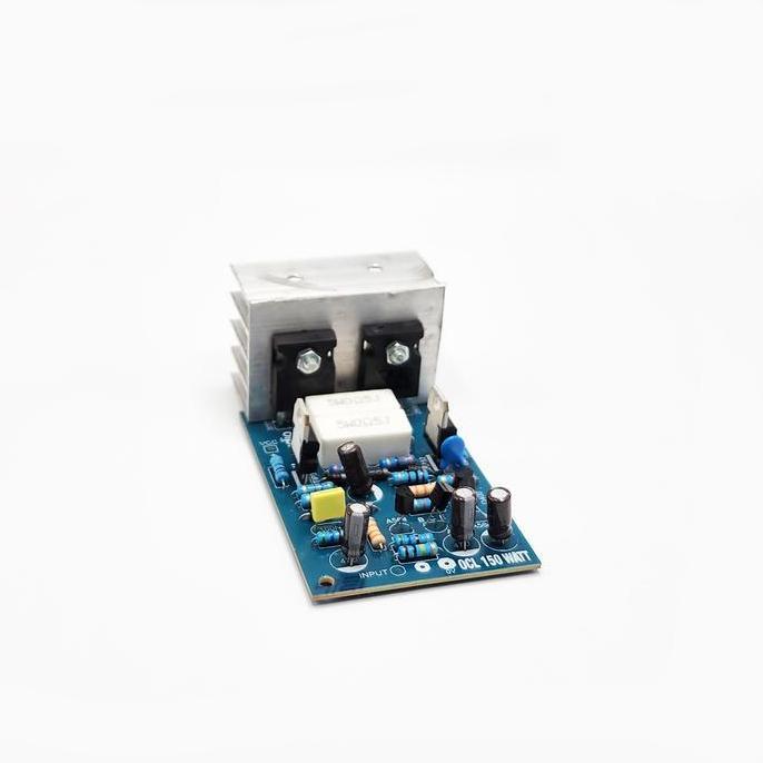 KOQOZIE A531 power ocl 150 Watt mono plus transistor final tip3055 tip2955