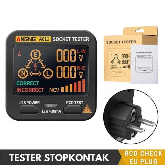 SOCKET TESTER SOKET LISTRIK STOPKONTAK TESTER LISTRIK STOP KONTAK READY