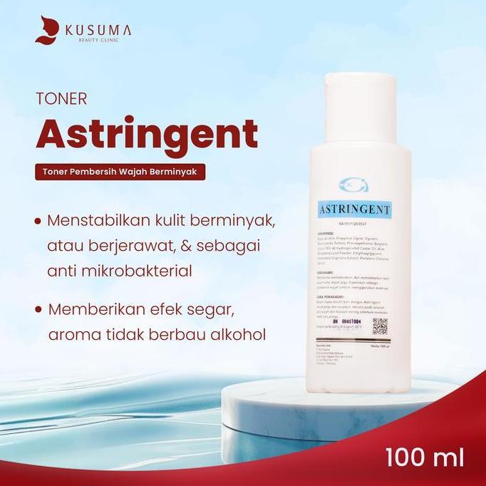 TERLARIS - Kusuma Beauty - BIO-K Astringent 100ml - Toner Pembersih Wajah Berminyak