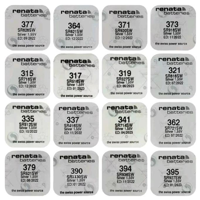 Ready Baterai/Batu jam tangan Renata 100% Original