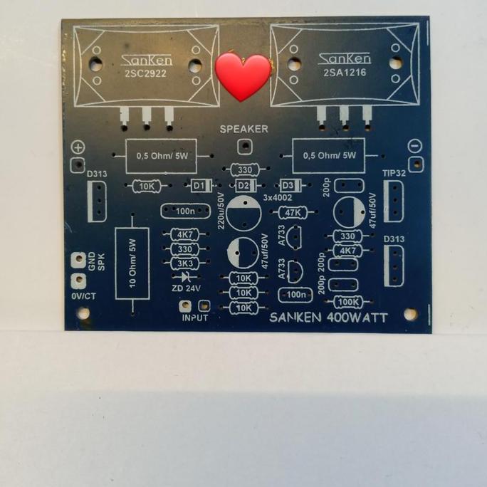 KOQOZIE pcb power amplifier mono 400 wat