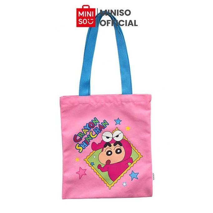 MINISO Crayon Shinchan Collection Shopping Bag Tas Belanja Tote Bag Shinchan