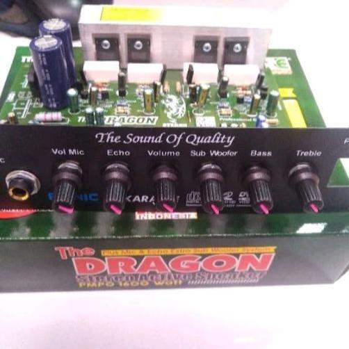 KOQOZIE kit power amplifier aktif speaker mic echo subfoower Dragon