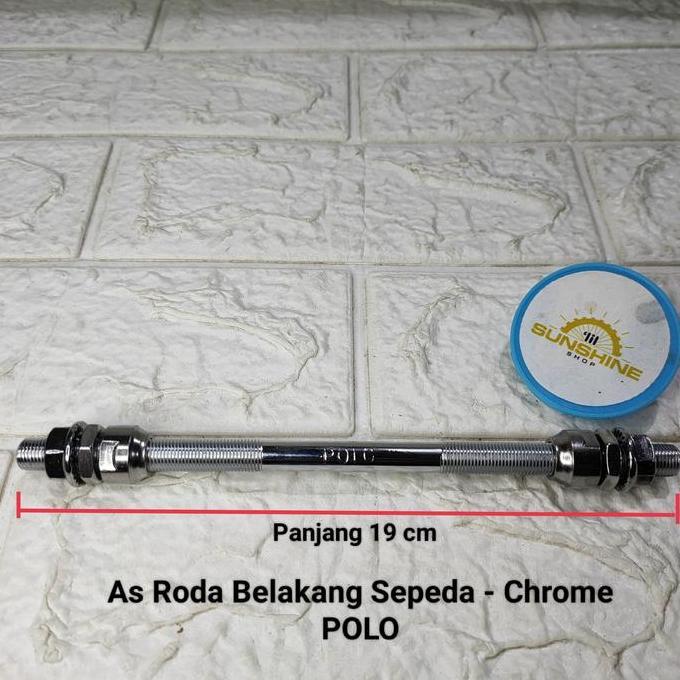 As Hub Roda Belakang POLO Chrome Sepeda Anak BMX Mini MTB Onthel Ontel