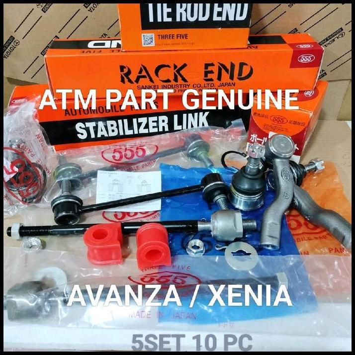 BEST DEAL KARET STABIL SHAFT 1SET,RACK END 1SET,TIE ROD END 1SET,LINK STABIL 1SET,BALL JOINT 1SET TO