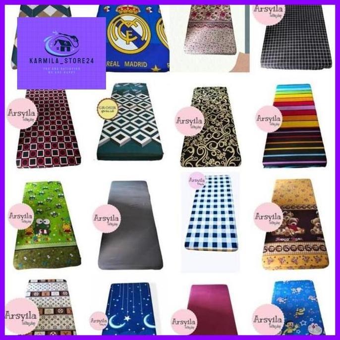 sarung kasur busa resleting 120x200x20/ 120x200x25
