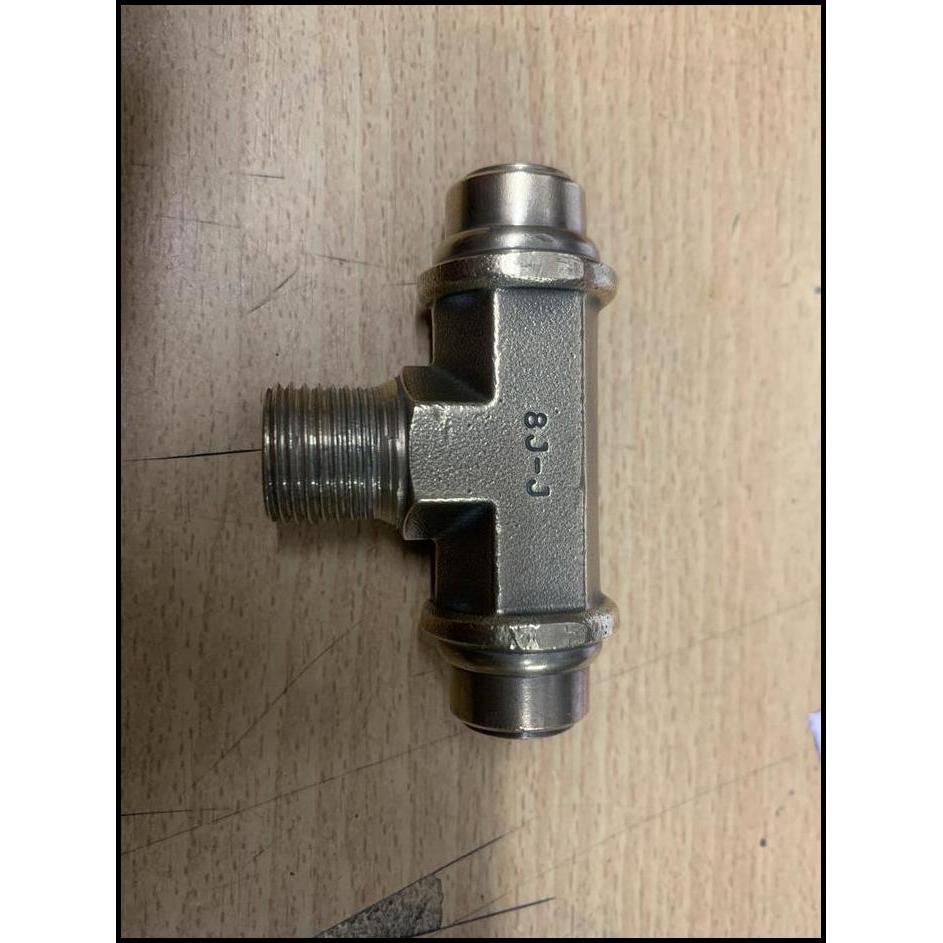 HOT DEAL NEPEL T COPOTAN ASLI LUBANG ANGIN 12. NEPEL SERVO AIR MASTER PENDEK 