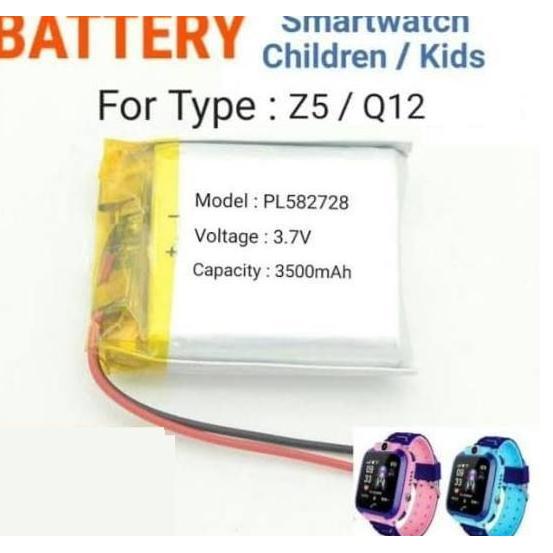 BATERAI BATRE JAM TANGAN SMARTWATCH KIDS Q12 Z5 BATTERY UNIVERSAL murah