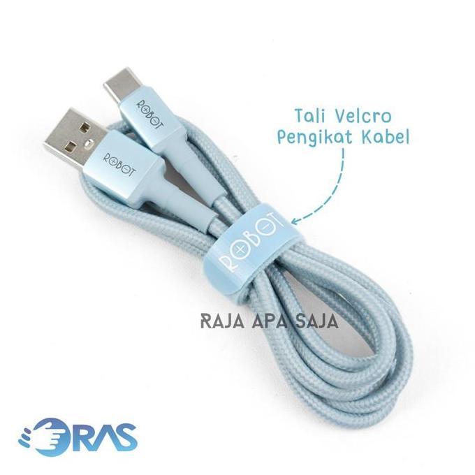 Kabel Data Charger Type C Fast Charging 3A Casan HP Tipe C Tepsi Robot