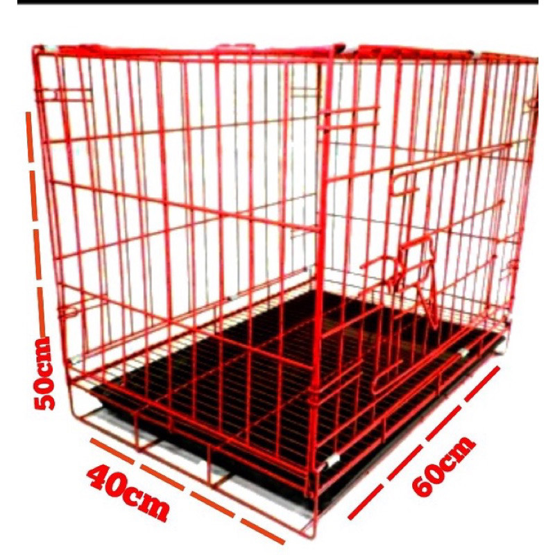 Kandang Kucing Anjing Kandang Besi Lipat Kucing Anjing Musang  Besi Tebal Kuat Kandang Sangkar Kotak