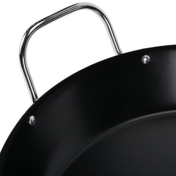 Paella Pan Non Stick Frypan Black Steel Wajan Baja Wajan Penggorengan - PANMASTER