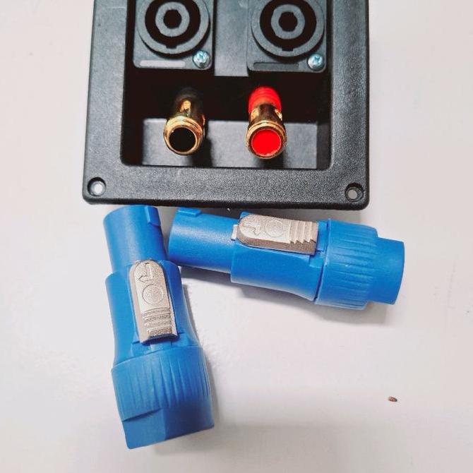 ZHAMBIRE 1 set terminal Speaker kotak binding post gold pencet soket spikon+jek spikon new 2 pcs