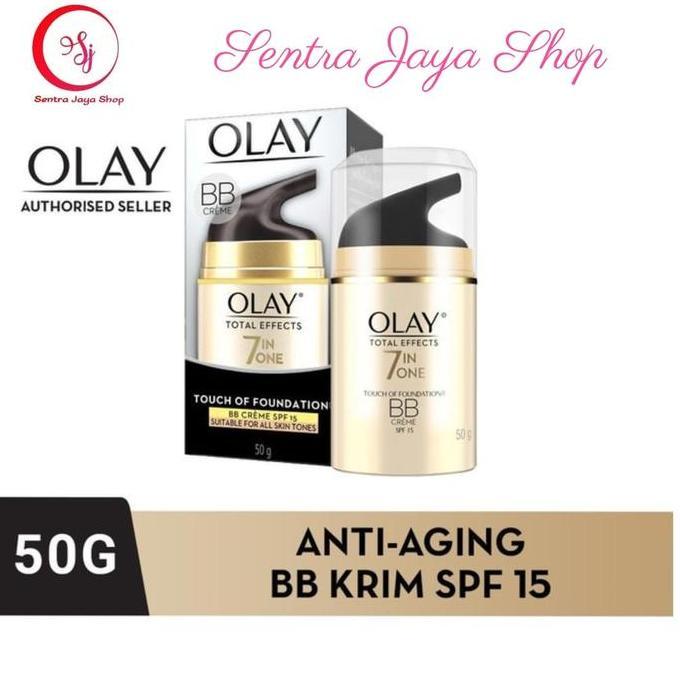 HARGA TERBAIK - Olay Total Effects 7 in 1 Day BB Cream Touch of Foundation SPF 15 50gr