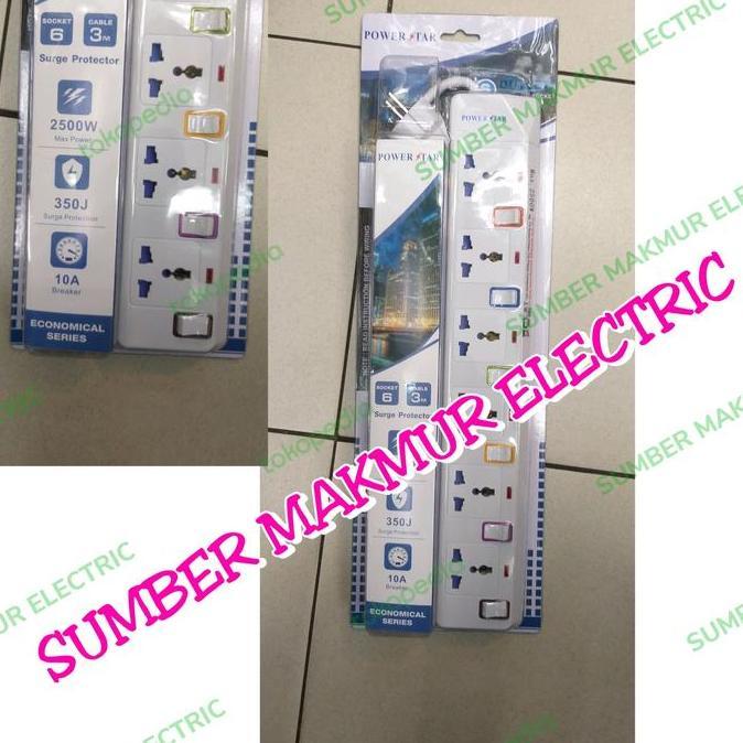 STOP KONTAK 6 LUBANG UNIVERSAL / STOP KONTAK 6 LUBANG READY