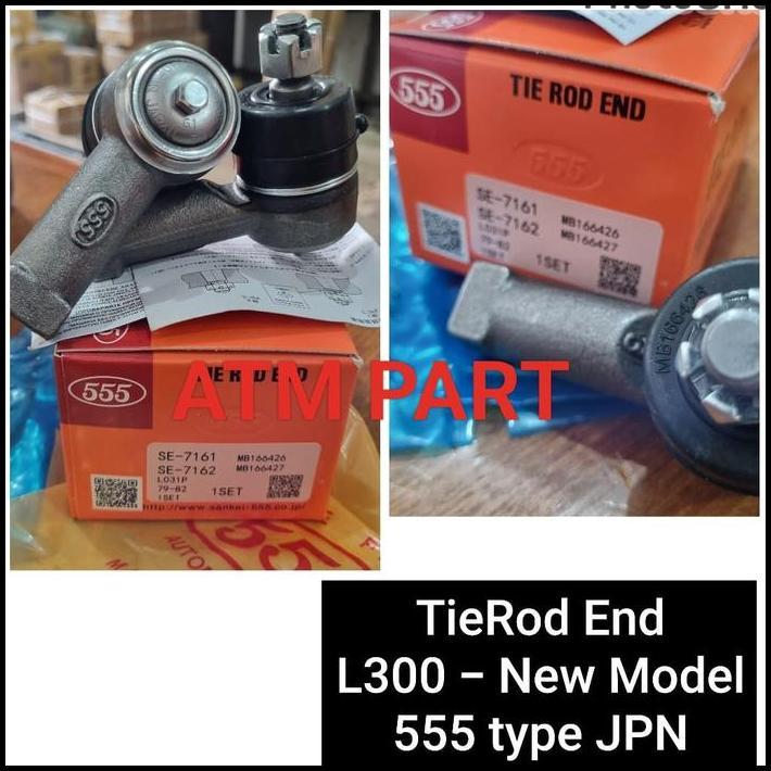 DISKON TIE ROD END MITSUBISHI L-300 L300DSL T-120 1SET 555 JAPAN ORI BERGARANSI 1SET 555