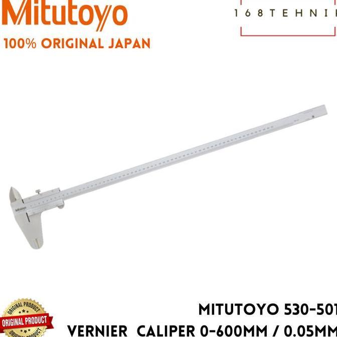 Mitutoyo 530-501 VERNIER CALIPER 0-600MM / 24" / 0.05 MM