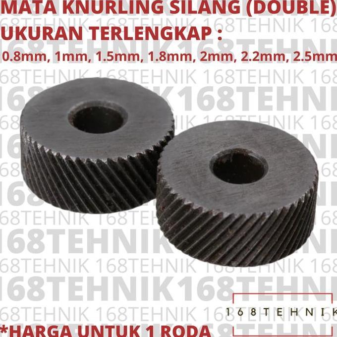 MATA KNURLING SILANG 0.8 MM / MATA KNURLING 0.8MM / RODA KNURLING 0.8