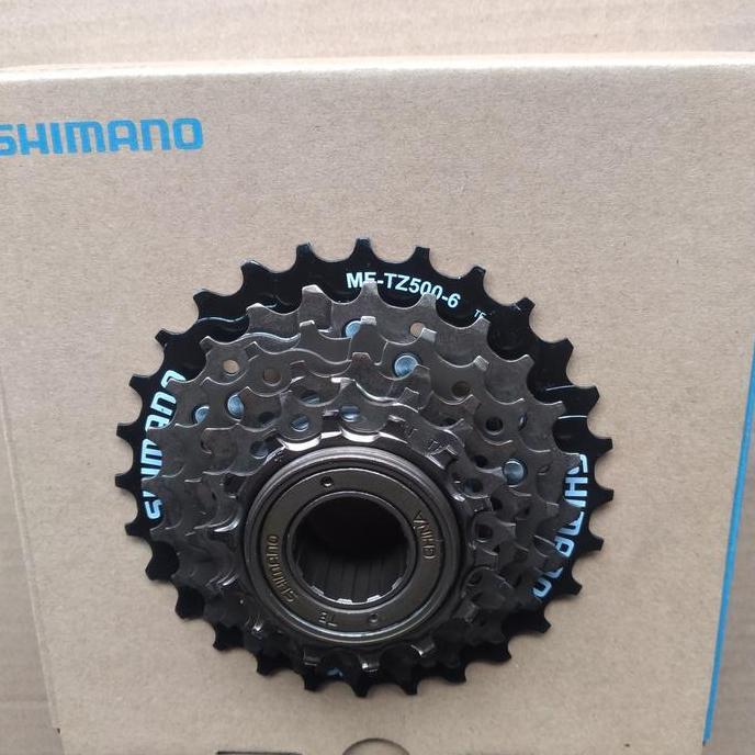 freewheel sprocket shimano original 6sp 6speed 6 speed TZ500 14-28T ulir drat