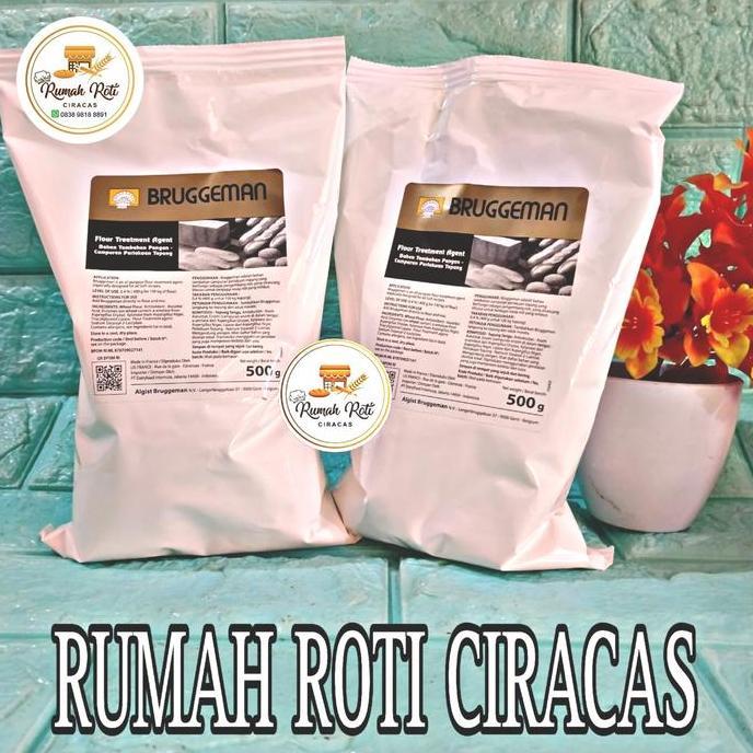 BRUGGEMAN FLOUR BAHAN PANGAN CAMPURAN TEPUNG 500GR GOLD IMPROVER PELEMBUT ROTI