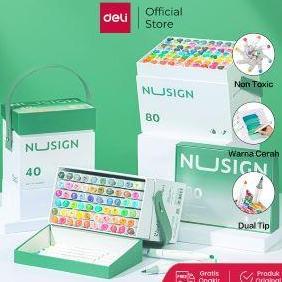 Nusign Sketch Marker / Spidol Sketsa Dual Tip Non Toxic NS736