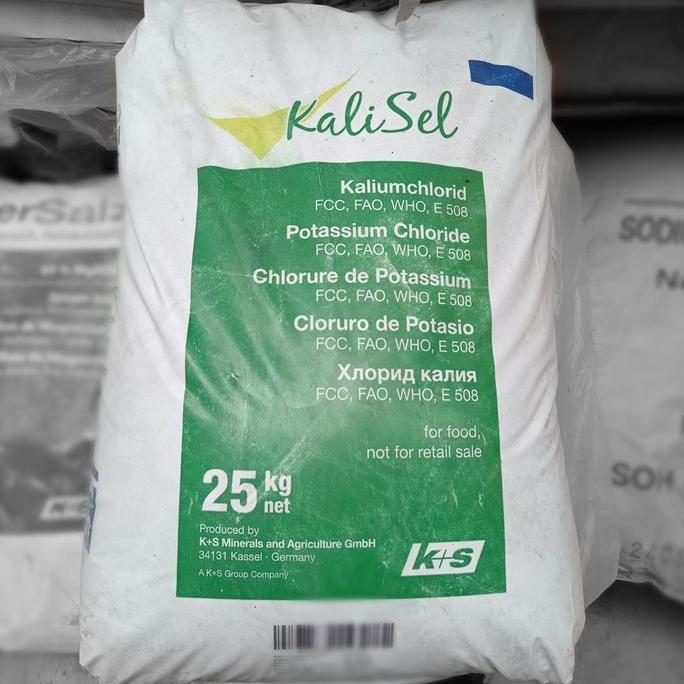 POTASSIUM CHLORIDE KALIUM KLORIDA FOOD GRADE GERMANY - REPACK 1 KG