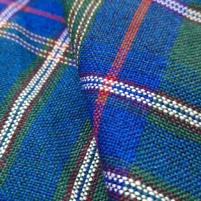 Kain Jok mobil Fabric Tartan kotak Hijau cocok untuk Katana Karimun