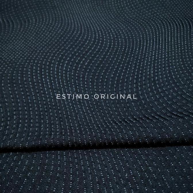 Kain Jok Mobil Hitam Bintik Putih Cocok untuk BMW Katana Panther