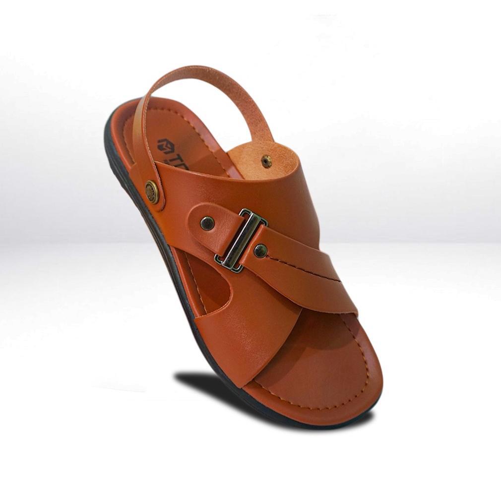 DISKON SANDAL PRIA TERBARU SENDAL SELOP KULIT ORIGINAL TERLARIS SANDAL KULIT PRIA DEWASA 2025