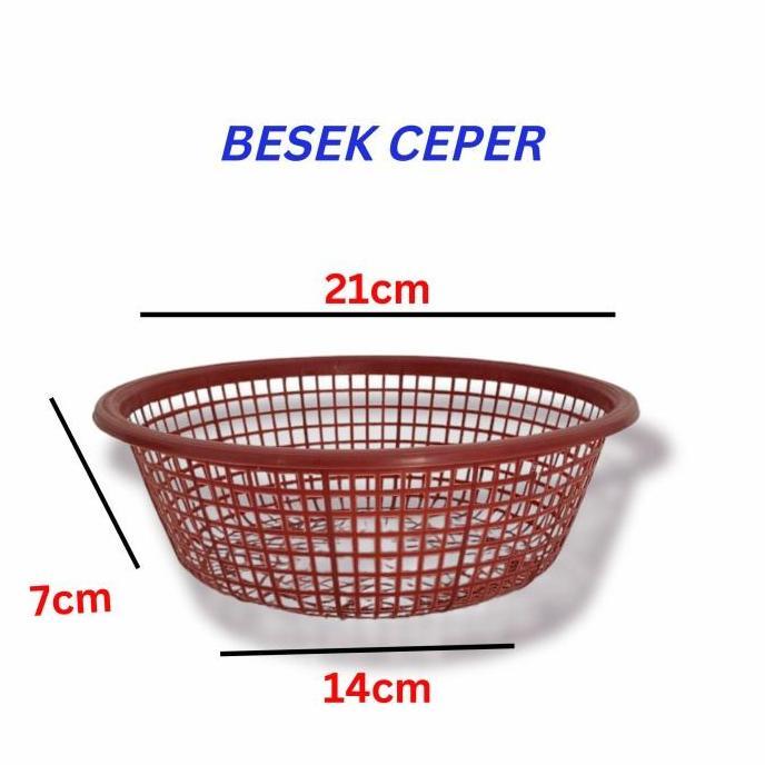 Besek Plastik Nasi Berkat/Bakul Hajatan/Keranjang Telur