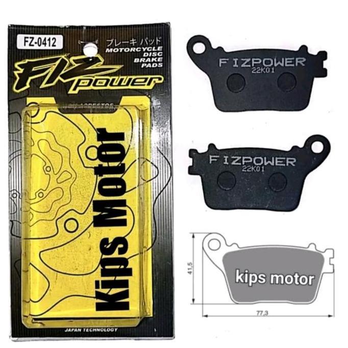 Kampas Rem Belakang Kawasaki Zx-6R Zx 600 6 R Zx6 Zx6R 636 Fz 0142 Kaliper Nissin Motorcycle