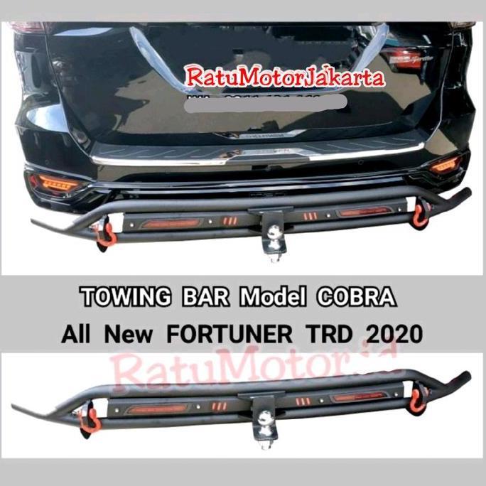 Sevencode Towing Bar Model Cobra Fortuner Gr Sport 2021- Kobra Rear Bumper Guard