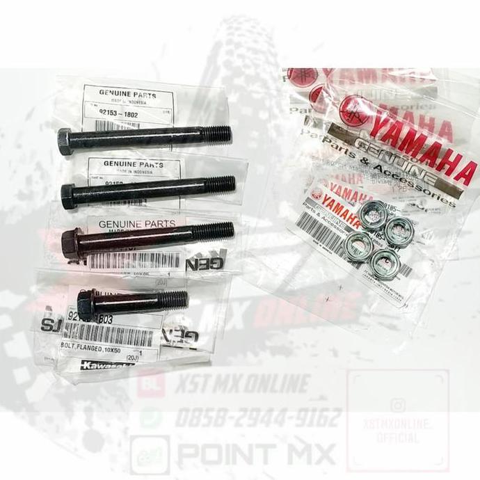 baut dan mur unitrack ninja R 150 original