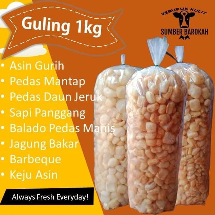 Kerupuk Kulit Sapi Matang (1Kg)