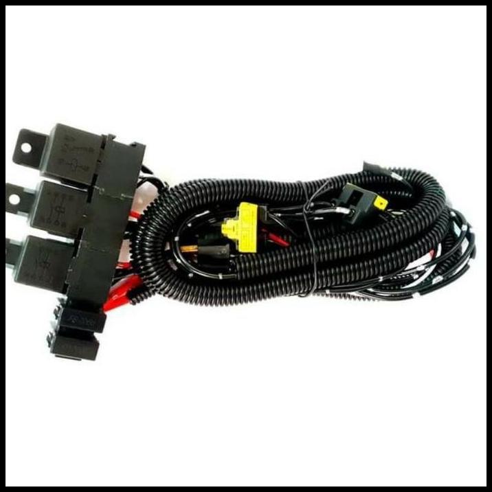 GRATIS ONGKIR KABEL RELAY SET LAMPU MOBIL (2 RELAY/ 3 RELAY) MERK HELLA 