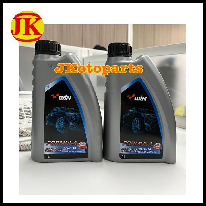 GRATIS ONGKIR OLI MESIN WIN FORMULA SUPER 20W-50 1 LITER 