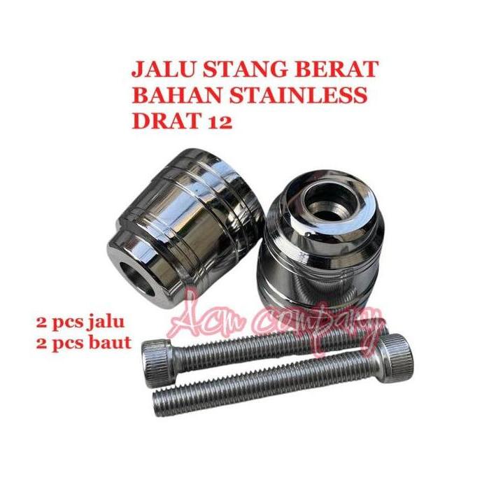 Jalu stang ninja r ninja rr ninja 250 ninja 250 karbu drat 12 stenlis bandul stang stenlis KAWASAKI 