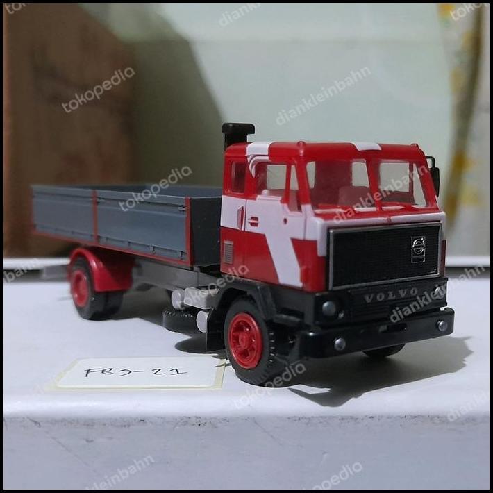 TERBARU HERPA SKALA 1:87 - VOLVO TRUCK F89 GREY LIVERY VOLVO F89-21 