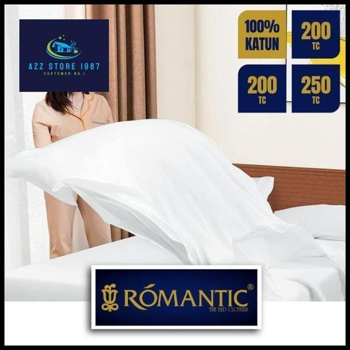 Pillow Case ROMANTIC CVC Putih polos Hotel TC 150 Sarung bantal hotel