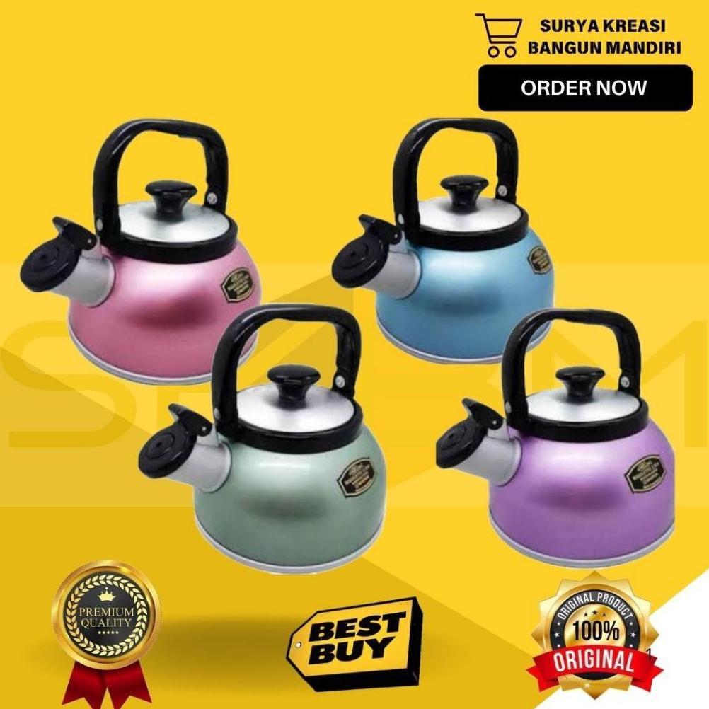 TEKO BUNYI MASPION - TEKO SIUL RIGOLLETO 3 LITER - KETEL MASAK AIR - CERET BUNYI - TEKO MASAK AIR - 