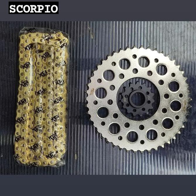 Ready paket velg scorpio lebar lengkap swing arm n gir set