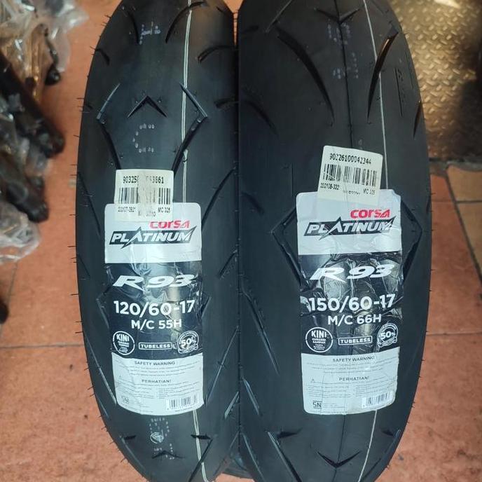 Ready ban corsa R93 120 150 R17 soft compond ninja 250, R25 MT25 R15 V3 CBR