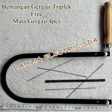 BENTANGAN GERGAJI TRIPLEK FREE / MATA GERGAJI 4 PCS
