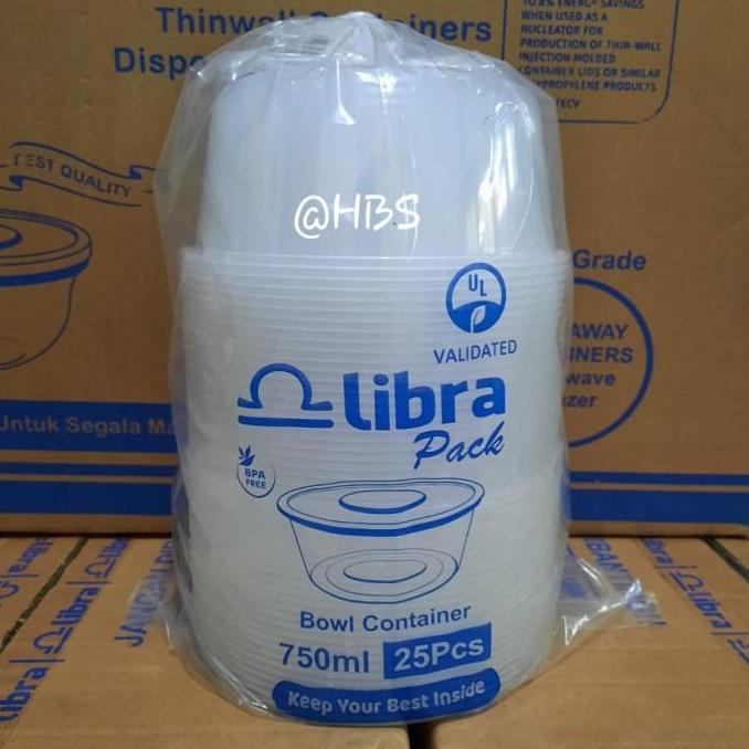 Thinwall Bowl/Bulat LIBRA 750ml