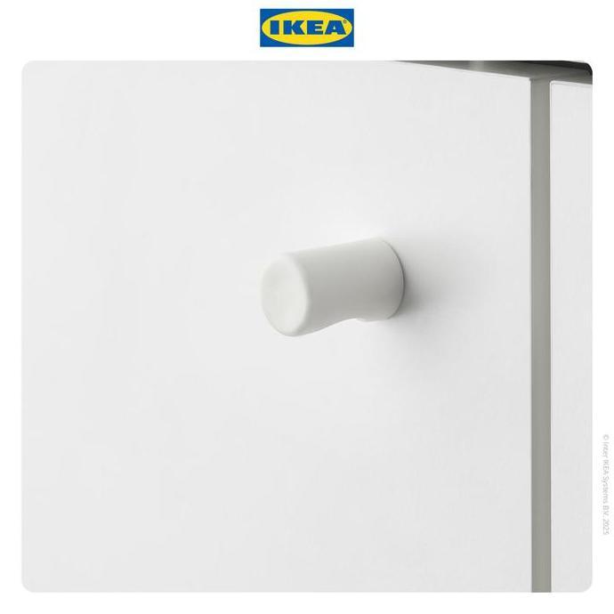 IKEA KLEPPSTAD Kabinet Tempat Sepatu Putih Minimalis 80x35x117 cm