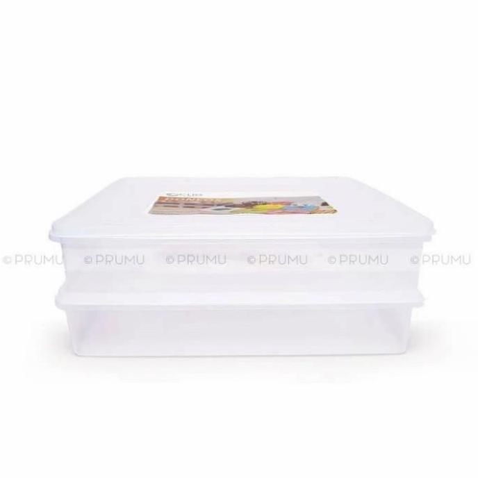 Clio - Kotak donat plastik - tempat donat plastik - box kue - Doneos