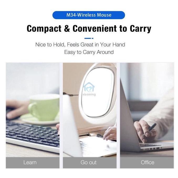 TERBARU||BARU PHILIPS MOUSE WIRELESS M314 M 314 SILENT