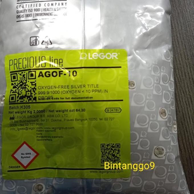 Perak Murni 99.99% Granule Grosir Legor Kualitas Terbaik Harga Termurah