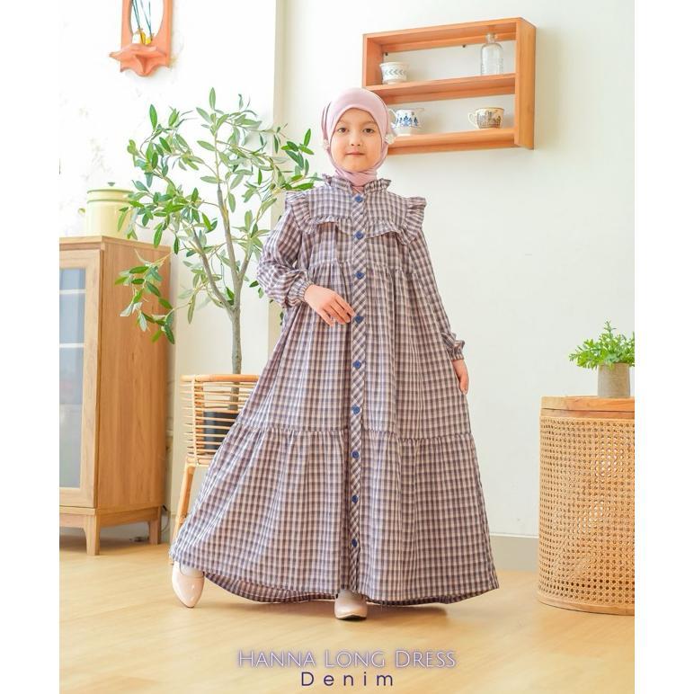 Gamis Anak - Umma.Daily | Hanna Longdress | Gamis Anak | Dress Anak Perempuan Usia 3-11 Tahun