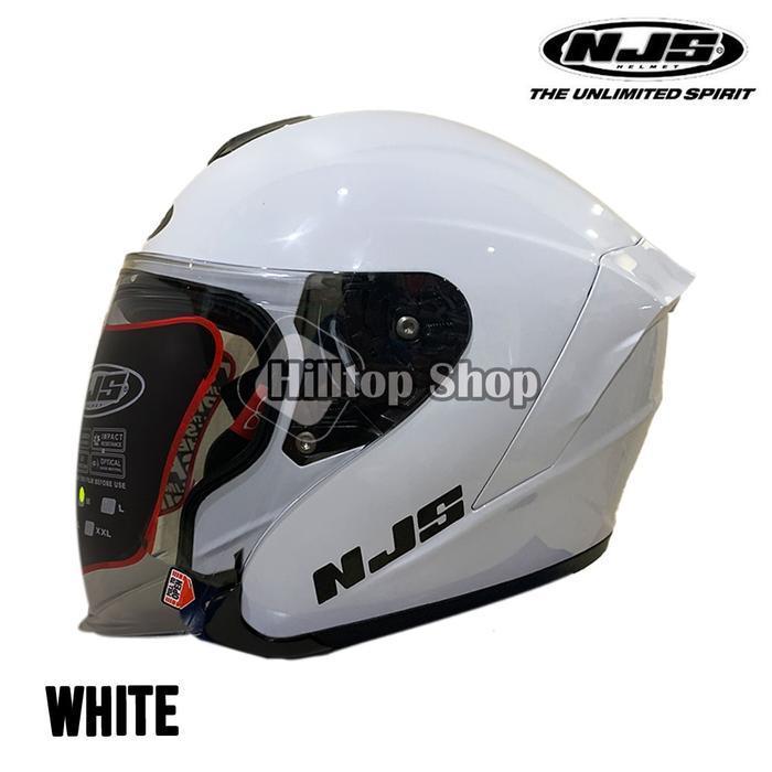 Helm Njs Kairoz Solid Half Face Motorcycle Helmet Original Dan Terpercaya