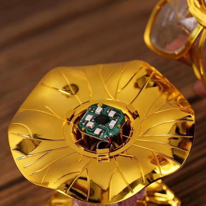 Lampu Sembahyang Led Teratai Radio Buddha 39 Lagu Warna Warni Untuk Altar Buddha